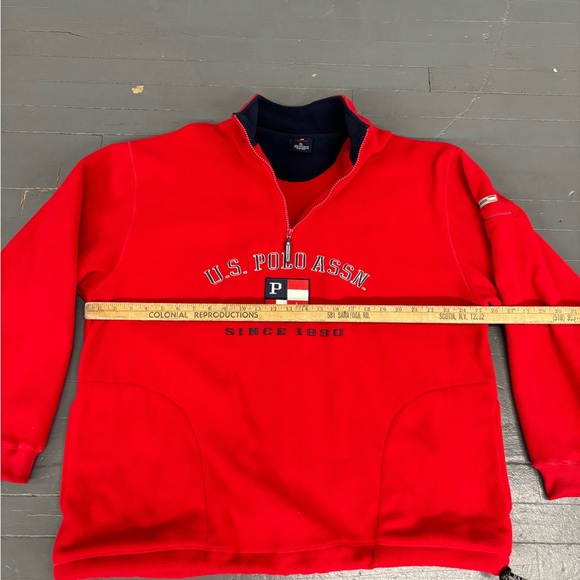 Vintage us polo assn 1/4 zip fleece - Picture 4 of 7